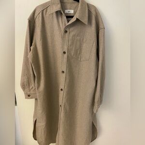Frankie shop wool shirt dress